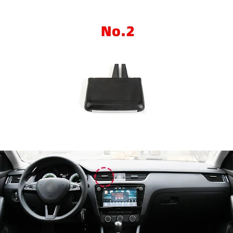 Car Front Air Conditioning Outlet AC Vent Tab Clip For Skoda Octavia 3 RS MK3 A7 2015-2021 Replacement 5E0819701 Car Parts