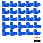 Plastic Tire Valve Caps with Built-in Valve Core Remover | Universal Stem Covers for C close-up view