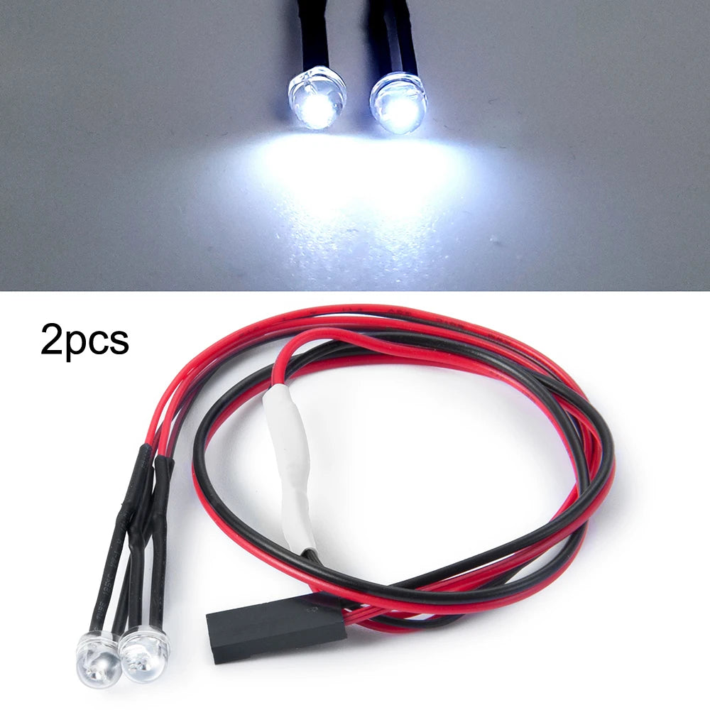 RC Car LED Lights 1/10 Crawler Headlight Axial SCX10II 90046 lifestyle view