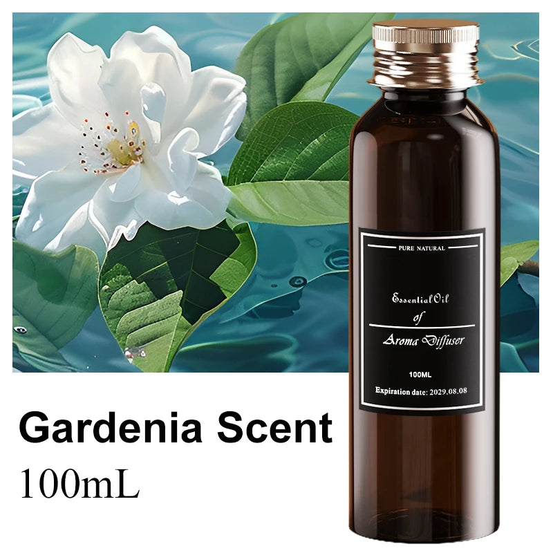 100ml Essential Oil Refill for Car Diffuser | Gardenia Fragrance close-up view