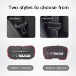 2Pcs Car Seat Belt Buckle Protector Cover for Mazda Models | Suede Accessories additional angle