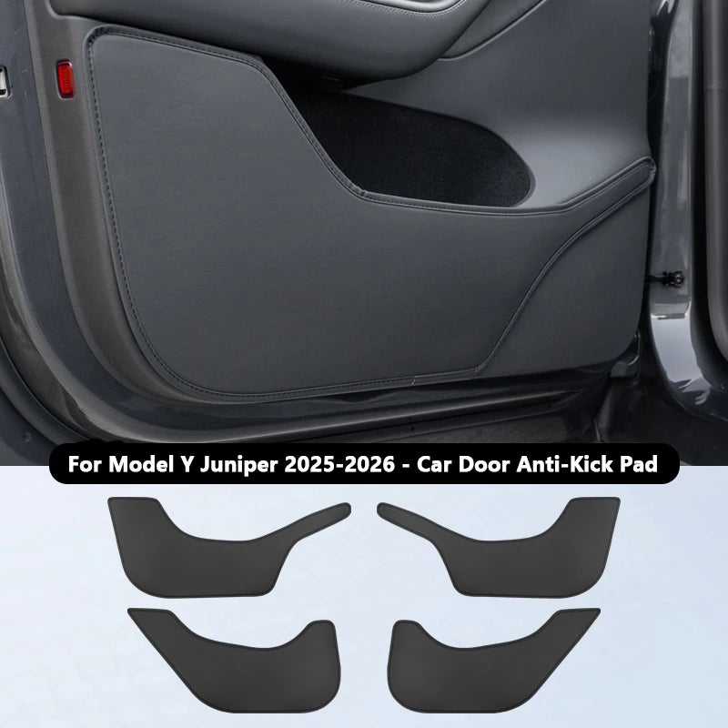 For Tesla Model Y Juniper Launch Car Door Anti-Kick Pads Leather Side Door Panel Prot alternate view