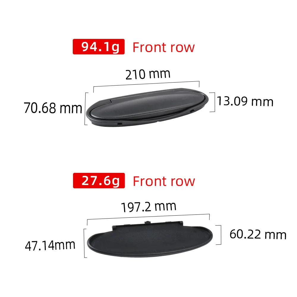 99773103115A12 Black Interior Sun Visor Makeup Mirror Replacement For Porsche 911/996/997/986/987