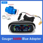 2 in 1 LCD Digital Display Voltmeter and Water Temp Gauge | Universal Car Truck Gauge alternate view