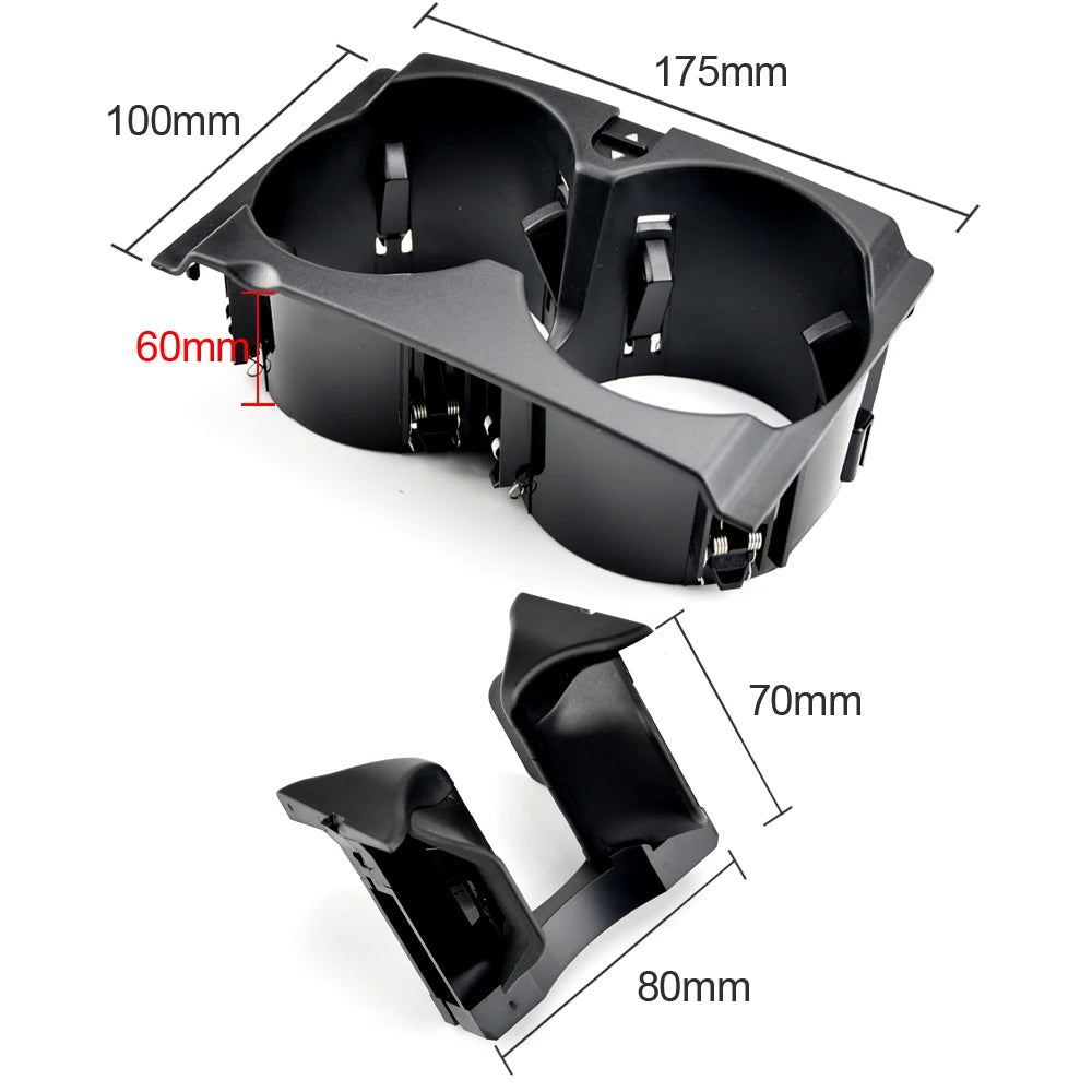 Console Cup Holder Car Interior Coasters Storage Cup Holder for Mercedes-Benz C-Class W204 07-14 E-Class W212 W207 09-14