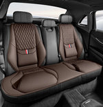 Universal Ergonomic Car Seat Cover Built-in 6cm Lumbar Support and Leg Bolster Breatha close-up view