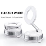 Vacuum Magnet Phone Bracket | Multi-Angle Adjustable Strong Magnetic Foldable Car Holder detail view