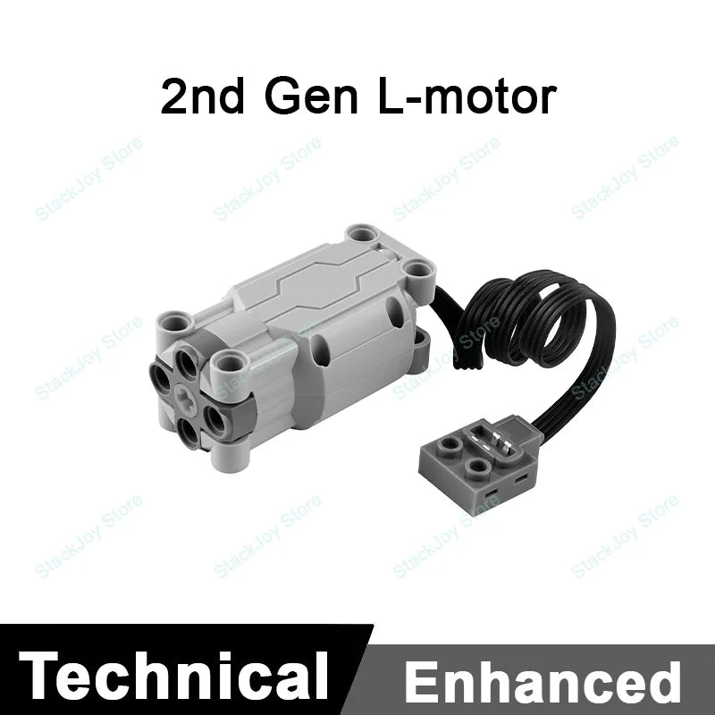 MOC Power Functions M/L/XL Motor Battery Box IR Remote Receiver for RC Car Robot Mode lifestyle view