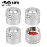 4PCS Tire Valve Stem Caps with O Rubber Ring | Universal Corrosion Resistant Stem C additional angle