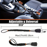 Car Steering Wheel Lock Anti-theft Steel Cable Security Device Universal Fit for Vehi lifestyle view