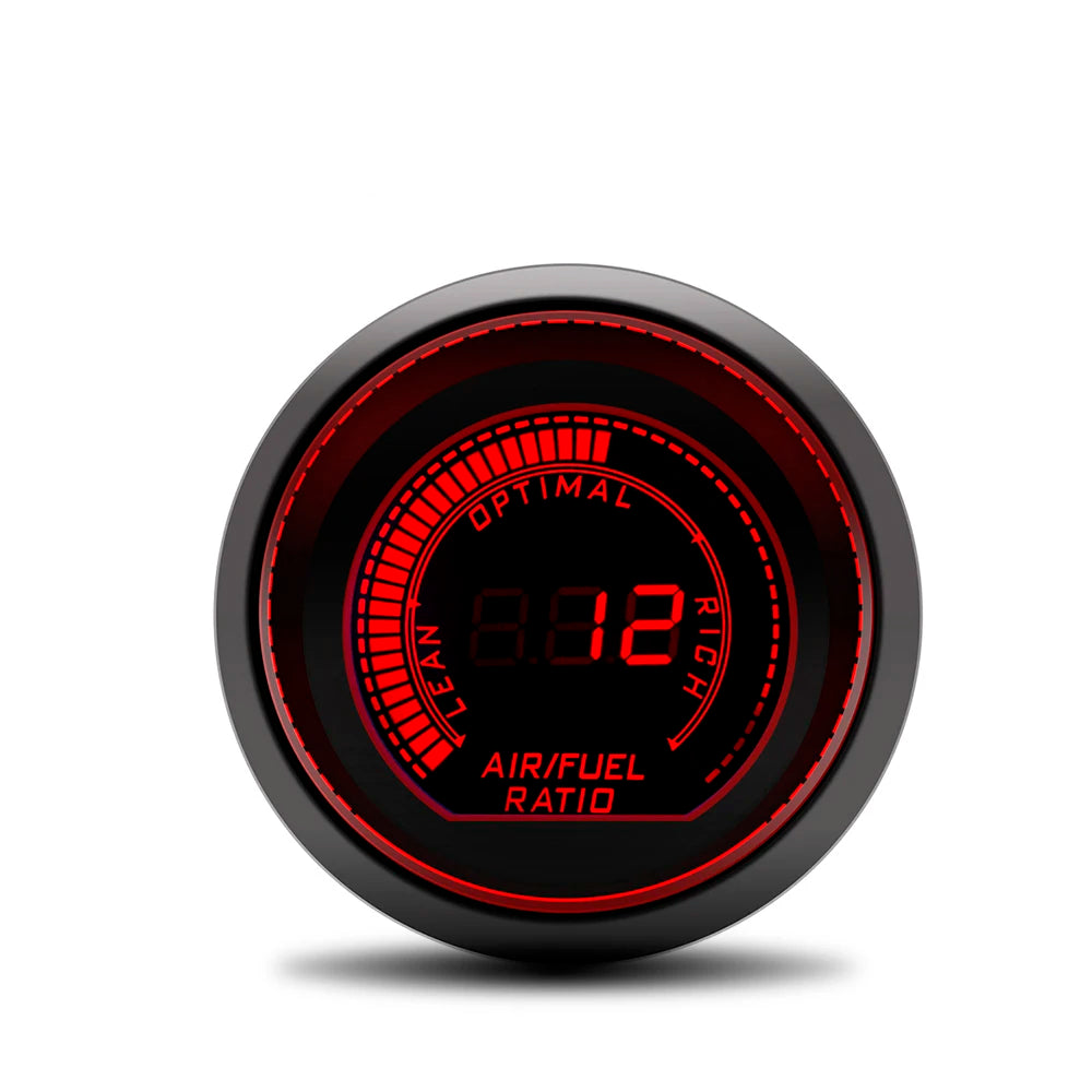 52mm Digital Display Turbo Boost Gauge | PSI Water Oil Temp Oil Pressure Voltmeter Tac close-up view