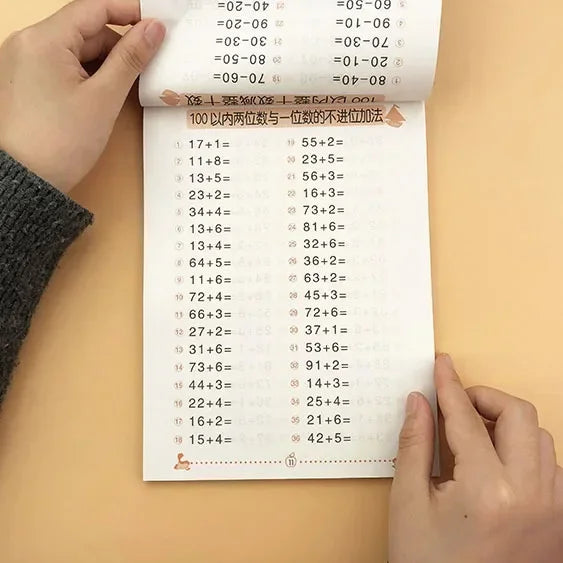 Addition Subtraction Math Practice Exercise Book for Kids Kindergarten alternate view
