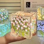 DIY Tulip Sea Mirror Night Light Kit alternate view