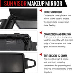 Car Front Sun Shade Visor Makeup Mirror Cover For Benz ML GL GLE GLS Class W166 W292 ML300 ML350 ML400 GL350 GL400 2012-2024