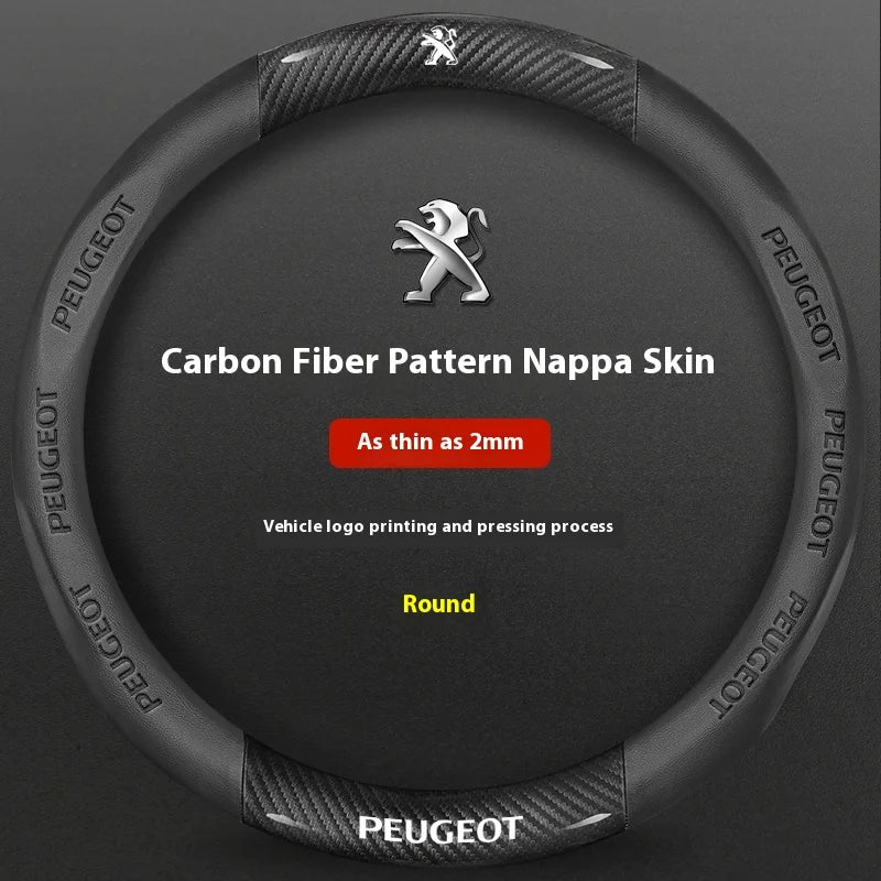 Car Steering Wheel Cover For Peugeot 106 107 108 206 207 208 301 307 308 406 407 408 alternate view