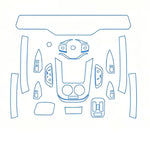 Anti-scratch Car Interior Center Console Media Dashboard Navigation TPU Protector Fil alternate view