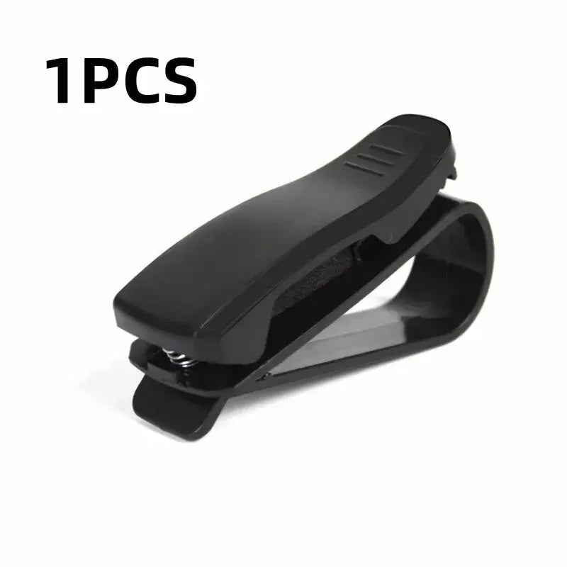 Sun Visor Glasses Clip Holder 2PCS Black detail view