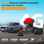 Acceo 4G LTE Car Dashcam with GPS Tracking | 2K Front and Rear Camera with Collision alternate view