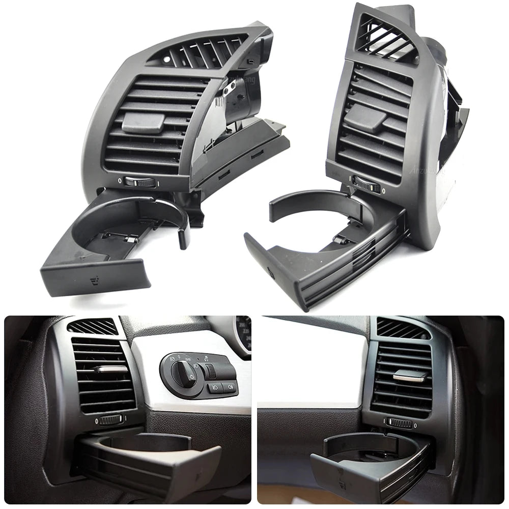 2PCS Front Dashboard Air Vent Side Cup Holder Drink Bracket for BMW Z4 E85 E86 2002-2008 | Dash Drin