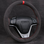 Faux Leather Steering Wheel Cover | DIY Hand Sewing alternate view