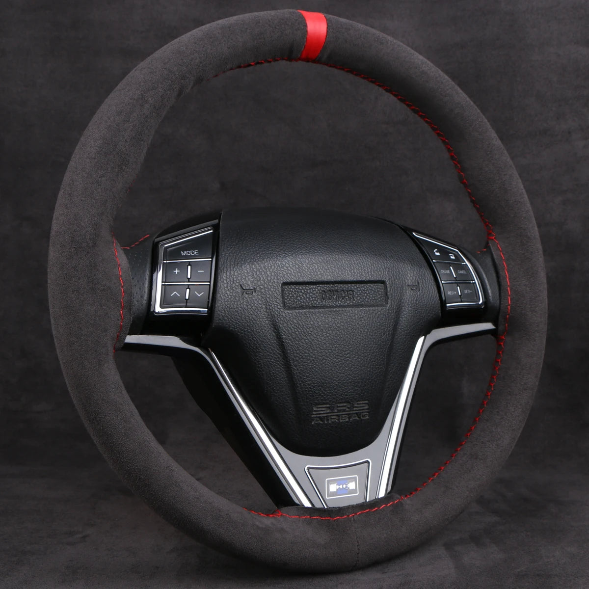 Faux Leather Steering Wheel Cover | DIY Hand Sewing alternate view