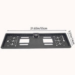 4/8/12LED European License Plate Rearview Camera Frame Reverse Backup Camera Night Vi alternate view