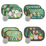 2PCS Car Sun Shade Side Window Curtain | Universal Static Adsorption Sunshade Cover lifestyle view
