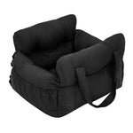 Dog Car Seat with Safety Belt | Non-Slip Pet Travel Bed for Small Dogs lifestyle view