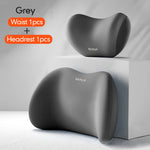 Car Universal Headrest Lumbar Memory Foam Cervical Lumbar Support Car Headrest Backre lifestyle view
