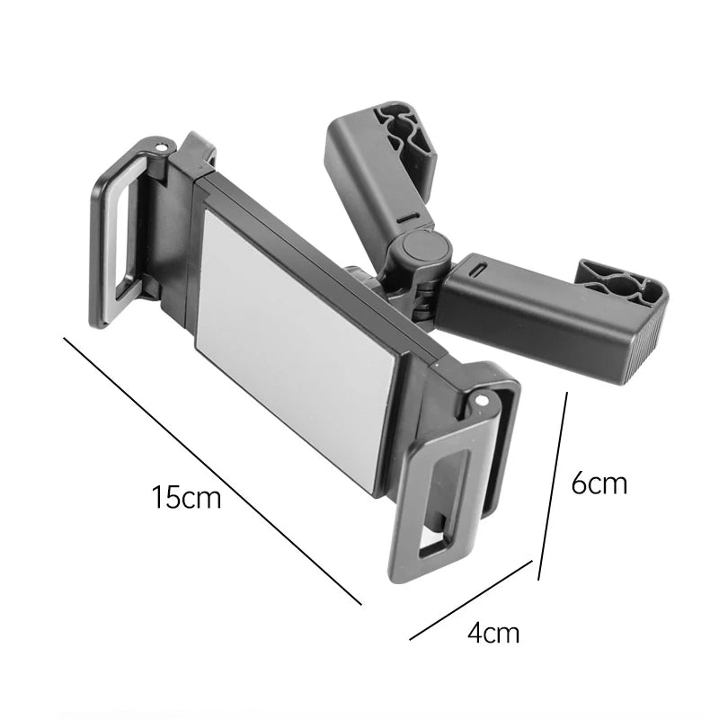 Car Headrest Phone Mount, Universal Rotatable Seat Back Phone Holder for Car Back Seat detail view