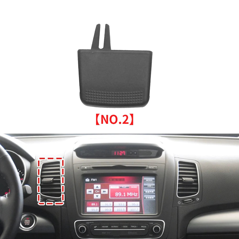Front AC Air Conditioning Vent Outlet Tab Clip Repair Kit for Kia Sorento 2011-2018