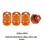 4PCS Car Wheel Tire Valve Stem Caps | Aluminum Alloy Dust Caps for Peugeot Models lifestyle view