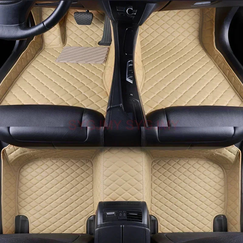 Custom 3D Car Floor Mats for Hyundai Santa Fe 5 Seat 2013-2023 2010-2012 Azera 2011 additional angle