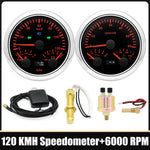 85mm Car 3 In 1 Multi-functional GPS Speedometer Set | RPM Tachometer with Oil Pres additional angle
