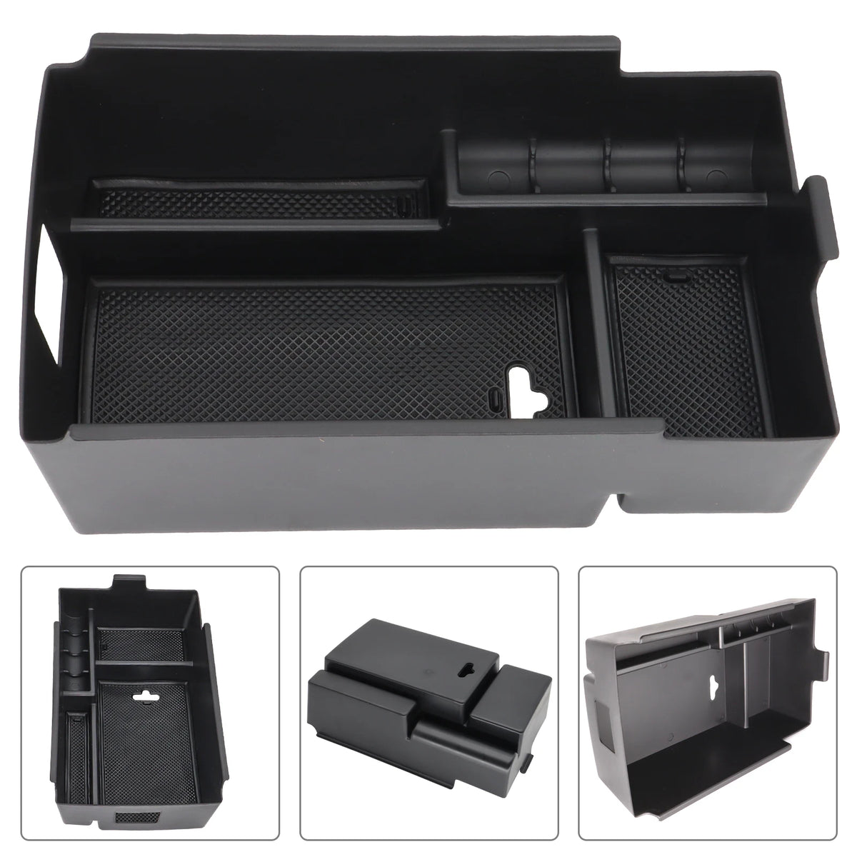 Car Center Console Organizer Armrest Storage Box For Chevy Chevrolet / Holden Equinox Accessories Container 2018- 2024