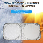 Car Windshield Sun Shade Cover Foldable Front Window Sun Visor Blocks UV Refletive Car Parasol Sunshade Protector Cover