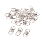 20pcs/lot Metal Rotate Buckle Key Rings Swivel Dog Buckle Holder Connectors Keyfob additional angle