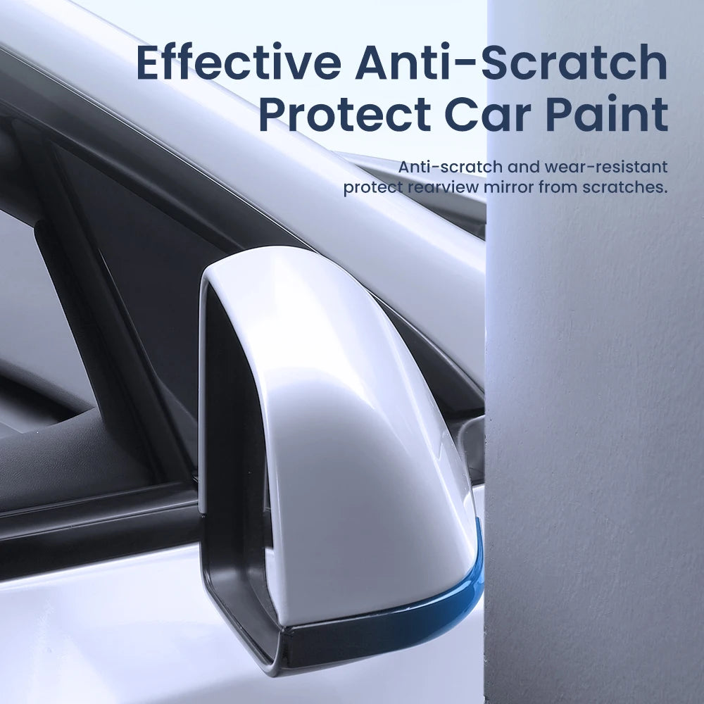 YZ For Tesla Model 3 Y Juniper Highland 2020-2025 2026 Rearview Mirror Anti-collision Strips Trim Anti-scratch Sticker Cover