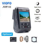 VIOFO A119 V3 2K Dash Cam | Super Night Vision, G-Sensor, Optional GPS & CPL
