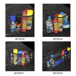 Car Storage Net Stretchable Mesh Pocket Net Magic Elastic Sticker Universal Rear Mesh lifestyle view