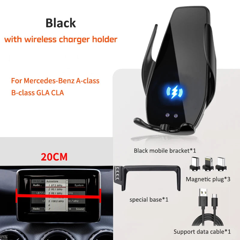 Car Phone Holder for Mercedes-Benz W176 W242 W246 A-Class B-Class C117 X156 GLA CLA | lifestyle view