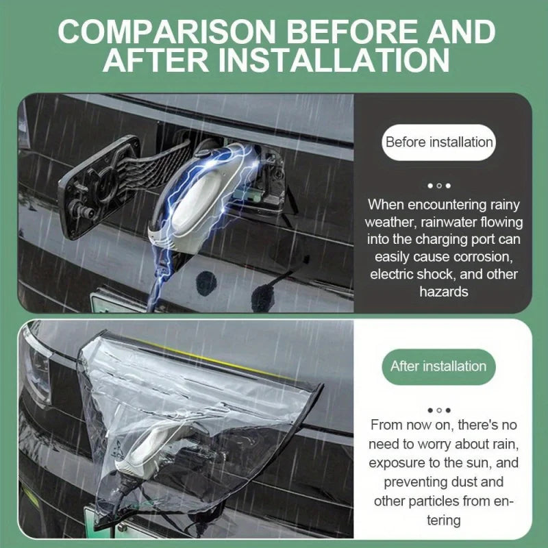 Universal EV Charging Port Cover | Waterproof Dustproof Weather Protection alternate view