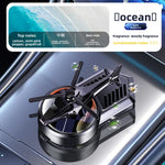 Solar Car Perfume | Long-Lasting Helicopter Air Freshener with Odor Removal detail view