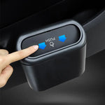 Car Trash Can Bin with Lid Car Garbage Can Leakproof Mini Car Interior Storage Case Trash for Car Of