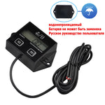 Digital LCD Tachometer Hour Meter | Engine Speed Gauge for 2/4 Stroke Motors alternate view