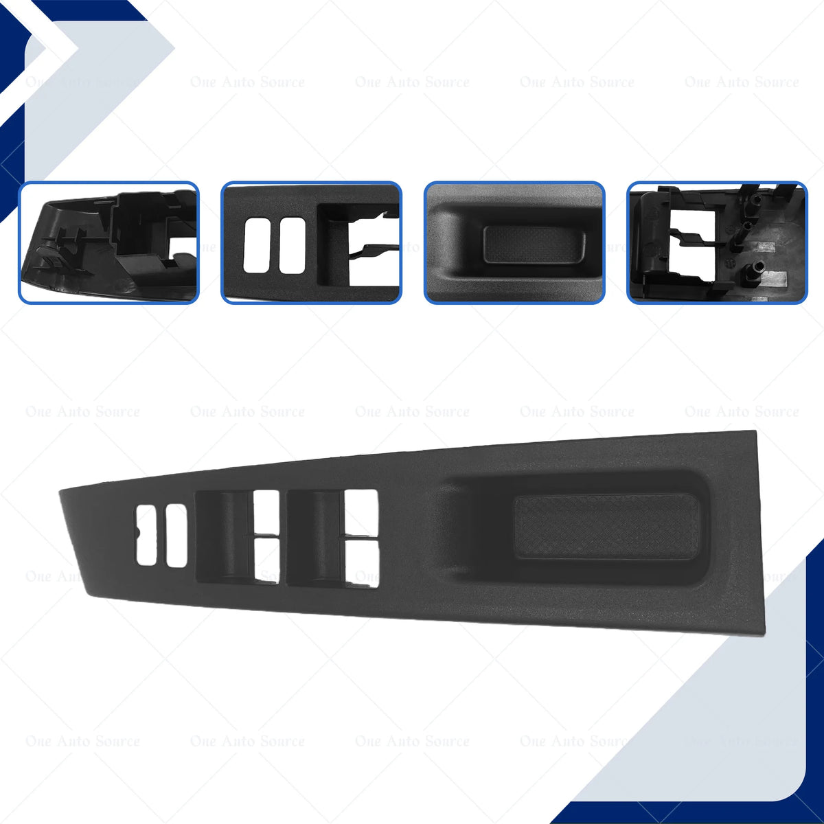 Car Window Switch Control Panel Lift Button Cover Trim Front Rear Armrest Upper Frame alternate view