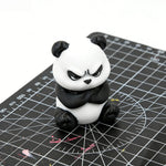 3D Printed Grumpy Panda Car Dashboard Ornament close-up view