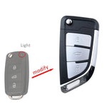 Car Key Fob Case Shell Housing for Vw B5 for Volkswagen Beetle/Caddy/Passat/Golf/Jett lifestyle view
