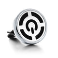 Refillable Car Air Freshener Diffuser Clip | Auto Vent Aromatherapy close-up view