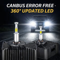 Carlke 360 D5S Led Bulb Xenon Hid Headlight Replacement D1S D2S D3S D8S Auto Lamp Turbo Canbus 12V 24V D1R D2R D3R D4R Car Light